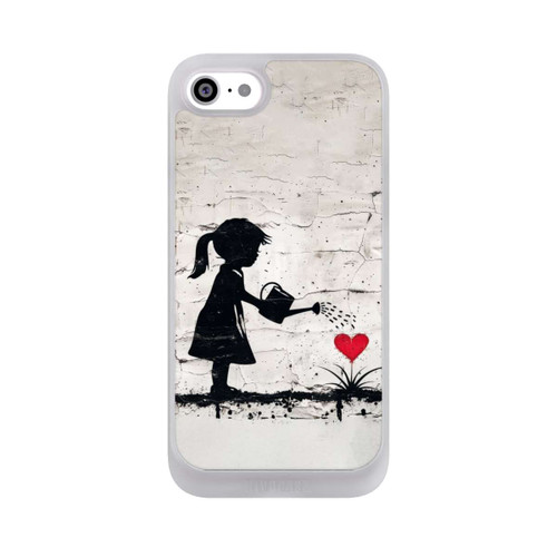 Apple iPhone SE (2022) NIVOpure Girl Watering Bunch of Flowers 