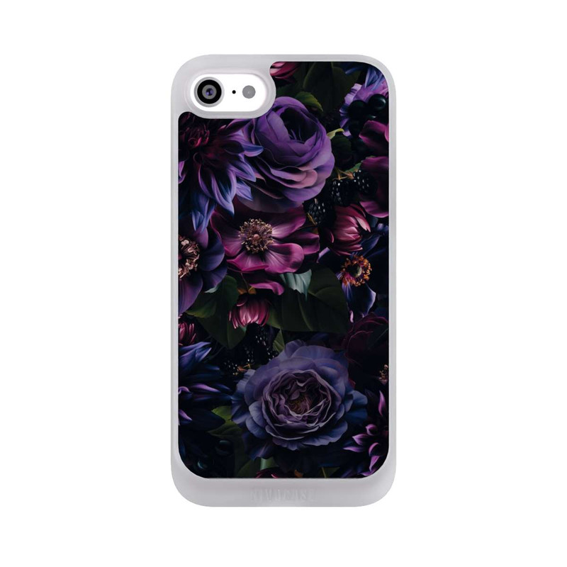 iPhone SE 2022 NIVOpure Dunkle Lila Blüten 