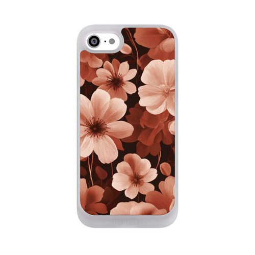 Apple iPhone SE (2022) NIVOpure Rote Negativblumen mit KI