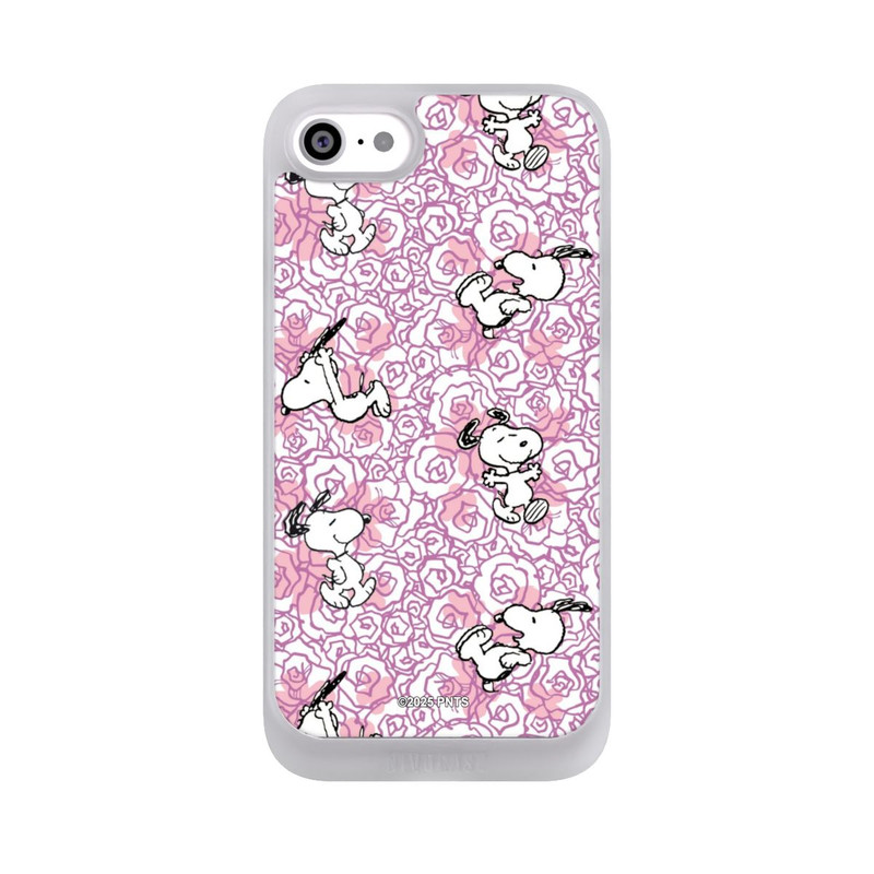 iPhone SE 2022 NIVOpure Peanuts Pink Roses Pattern