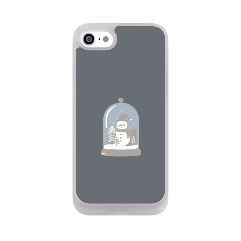 iPhone SE 2022 NIVOpure Minimalist Snow Globe with Snowman