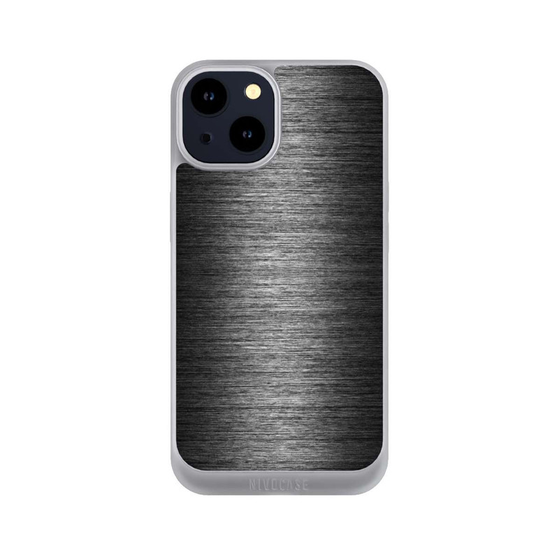 iPhone 14 NIVOpure Metal Look - Anthrazit