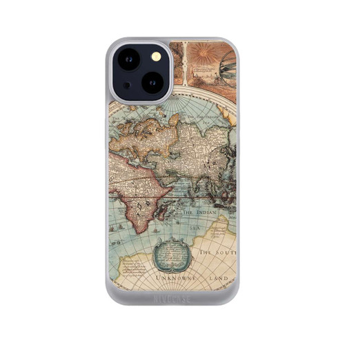Apple iPhone 14 NIVOpure Vintage Weltkarte
