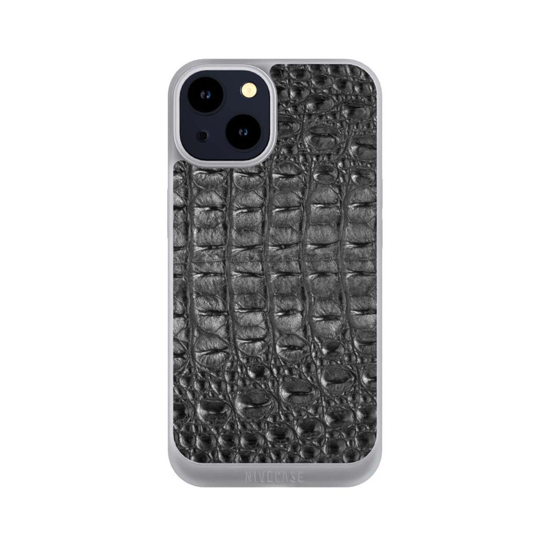 iPhone 14 NIVOpure Croco Noir