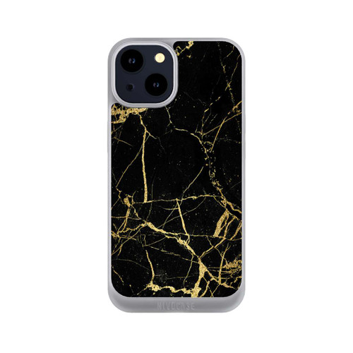 Apple iPhone 14 NIVOpure Schwarzgoldener Marmor-Look