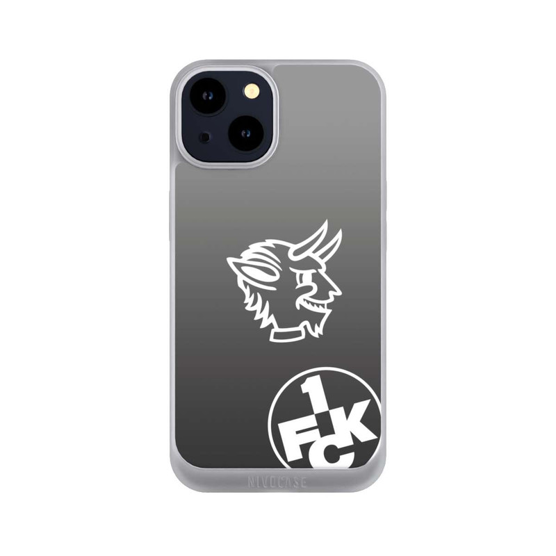 iPhone 14 NIVOpure Teufelskopf FCK auf Schwarz