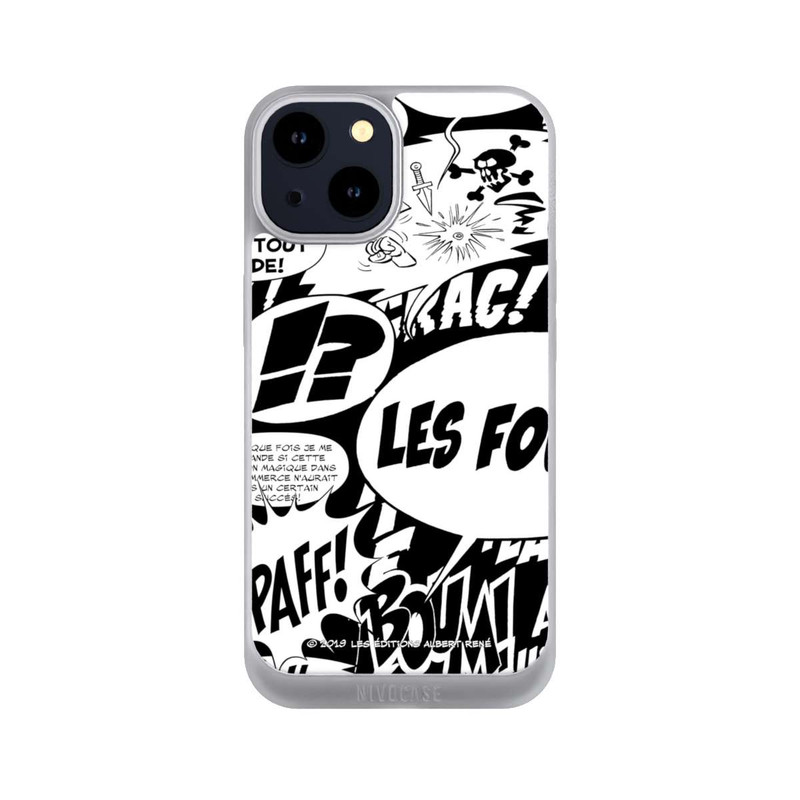 iPhone 14 NIVOpure Sprechblasen Asterix Schwarz