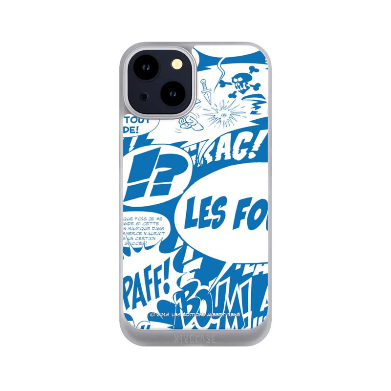iPhone 14 NIVOpure Sprechblasen Asterix Blau