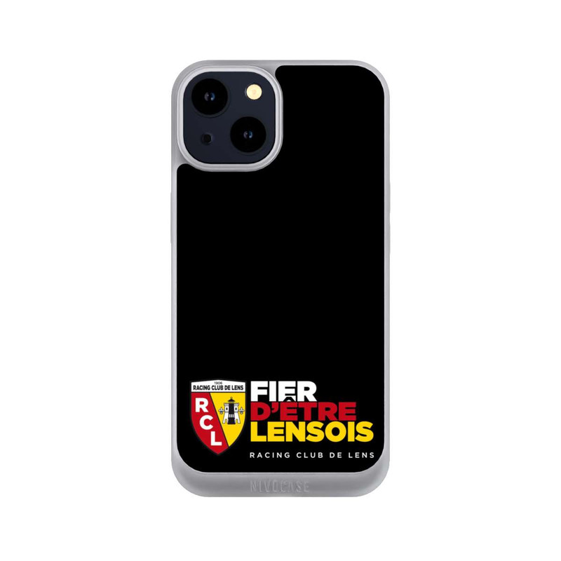 iPhone 14 NIVOpure RC Lens Logo en bas Noir