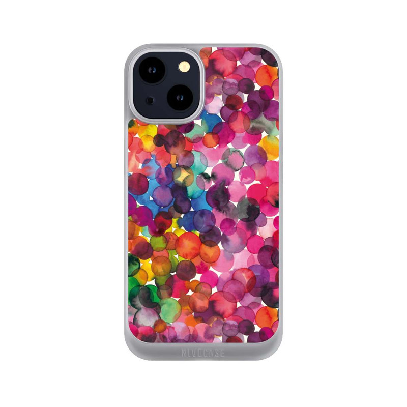 iPhone 14 NIVOpure Überlappende Aquarellpunkte