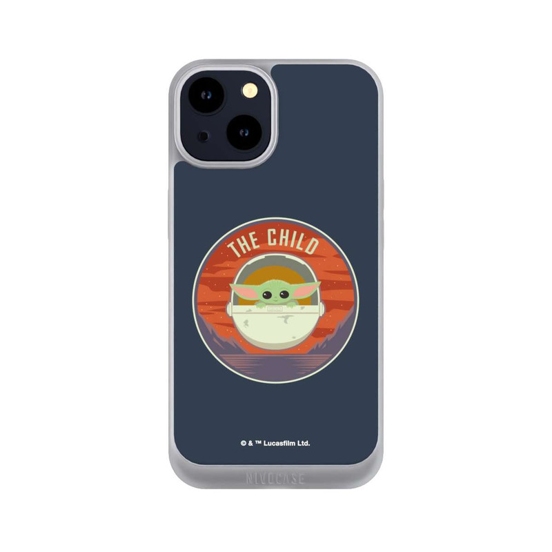 iPhone 14 NIVOpure The Child Abzeichen Blau