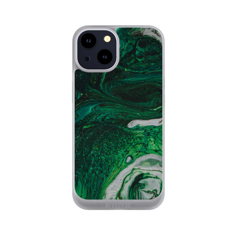 iPhone 14 NIVOpure Green oil texture
