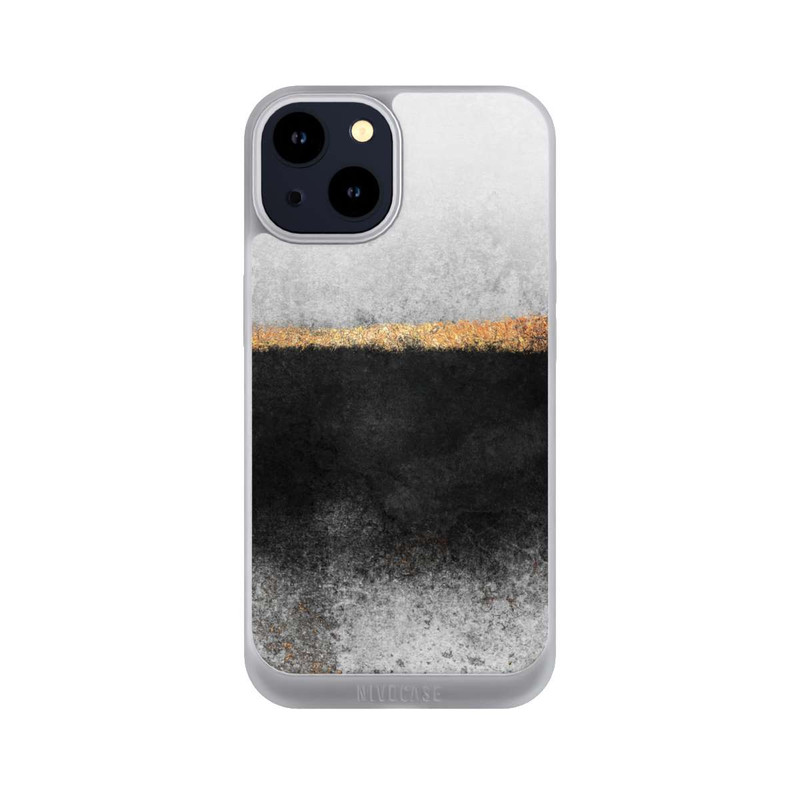 iPhone 14 NIVOpure Ruß und Golddruck