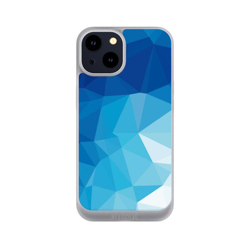 Apple iPhone 14 NIVOpure Mosaïque Polygonale Bleue