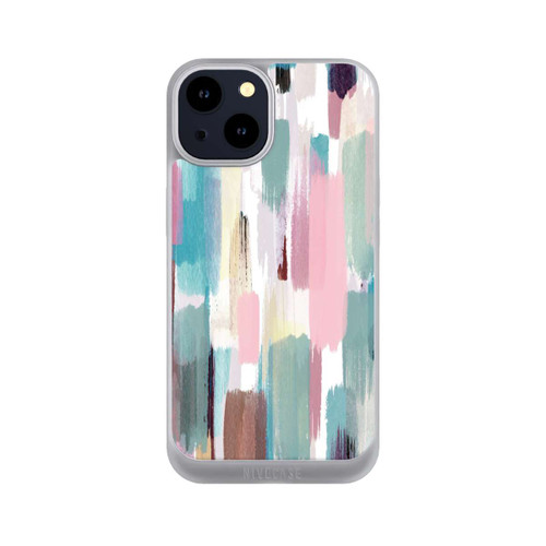 Apple iPhone 14 NIVOpure Abstrakte Pinselstriche in Pastelltönen
