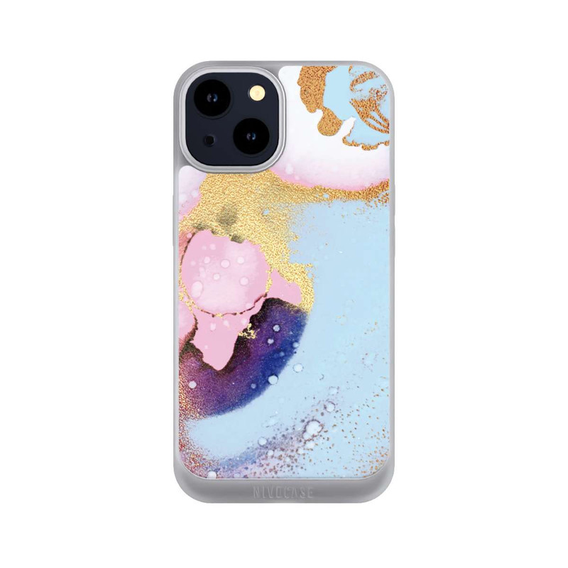 iPhone 14 NIVOpure Pastel Glamour Ink Texture