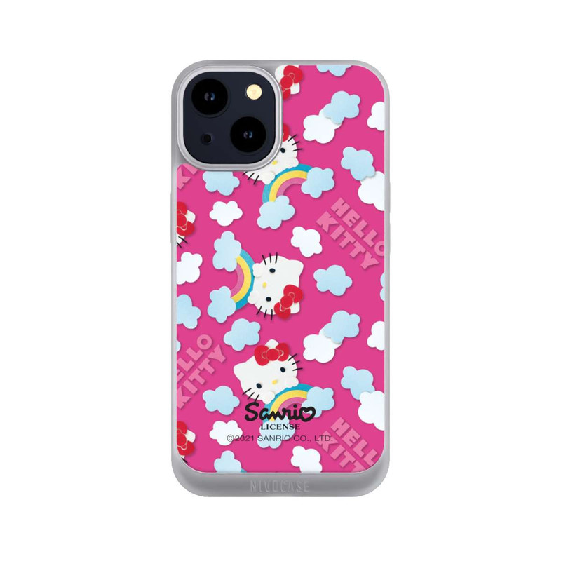 iPhone 14 NIVOpure Hello Kitty Regenbogenmuster