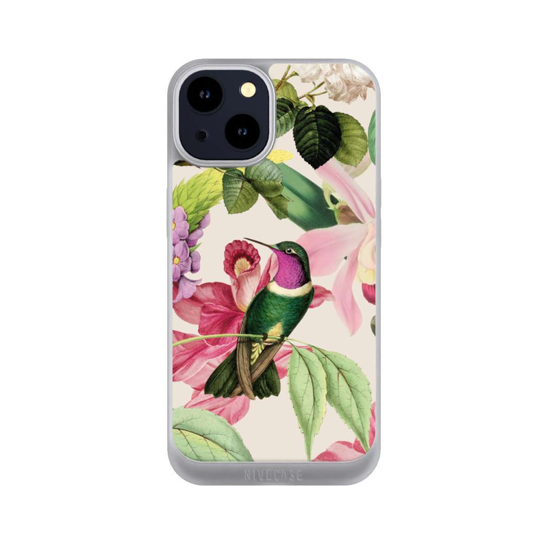 iPhone 14 NIVOpure Kolibris und Rosen Muster