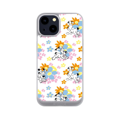 Apple iPhone 14 NIVOpure Idéfix sur fleurs colorées