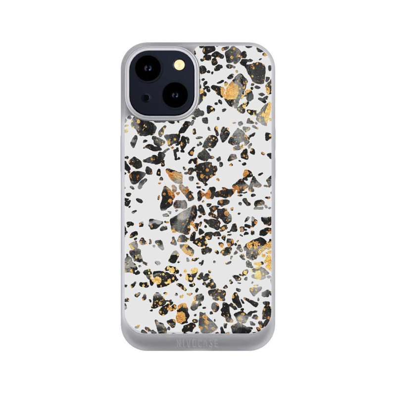 iPhone 14 NIVOpure Gold Speckled Terrazzo