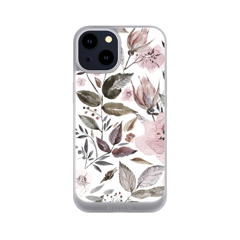 iPhone 14 NIVOpure Aquarell braune Rosenblüten