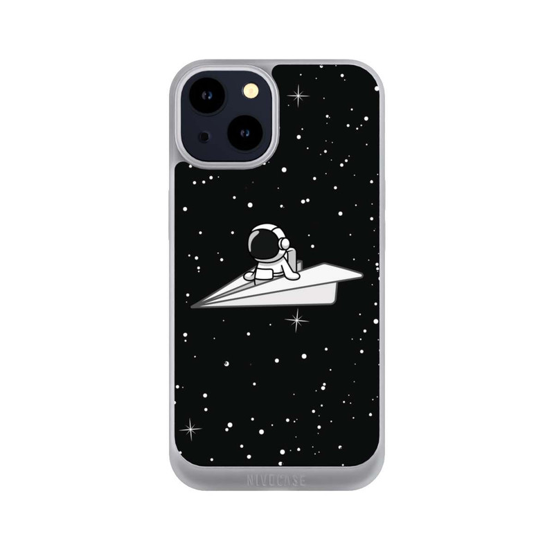 iPhone 14 NIVOpure Astronaut Paper Plane Comic