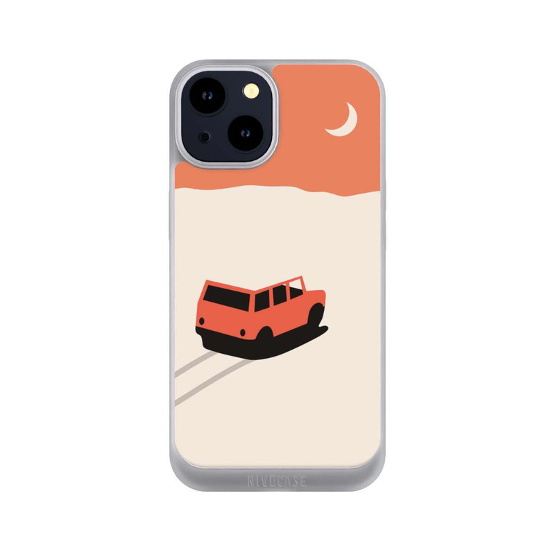 iPhone 14 NIVOpure Auto in der Wüste