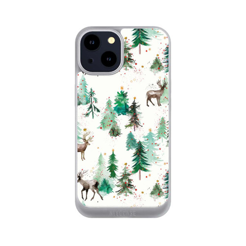 Apple iPhone 14 NIVOpure Hirsche und Winterweihnachtsbäume