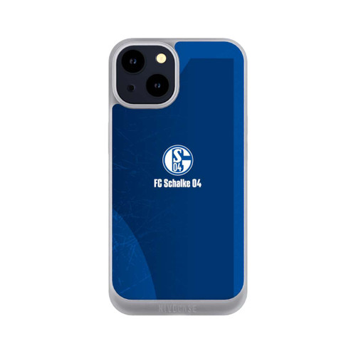 Apple iPhone 14 NIVOpure Schalke 04 Blauer Hintergrund Mit Logo