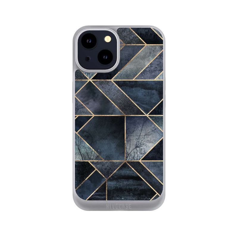 iPhone 14 NIVOpure Abstract Nature-Dark Blue