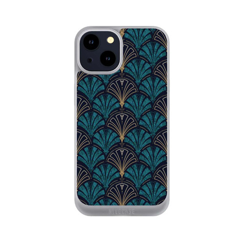 Apple iPhone 14 NIVOpure Art Deco Aquamarin Gold