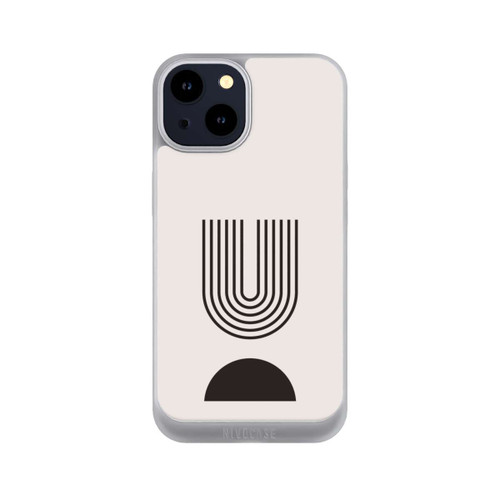 Apple iPhone 14 NIVOpure Moderne Kunst Schwarze Linien