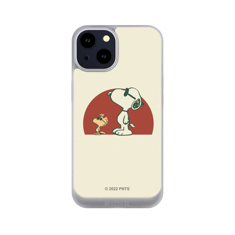 iPhone 14 NIVOpure Snoopy Woodstock weit draußen