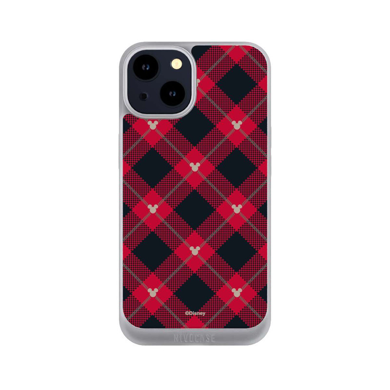 iPhone 14 NIVOpure Mickey Weihnachtsmuster Rot