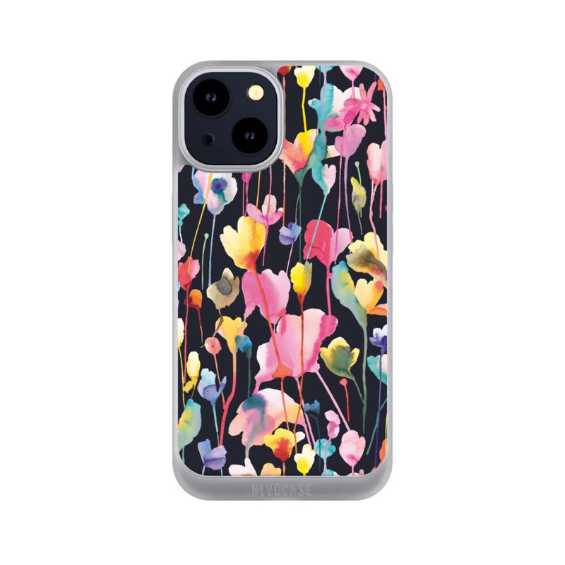 iPhone 14 NIVOpure Wildblumen schwarz
