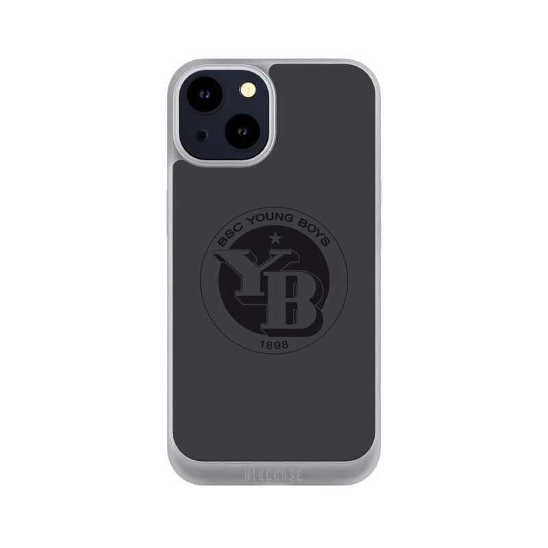 iPhone 14 NIVOpure BSC YB Logo Grau