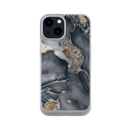Apple iPhone 14 NIVOpure Alcohol Ink Gold Grey with AI