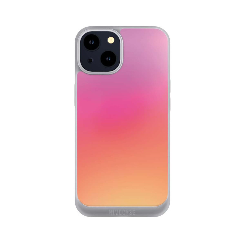 iPhone 14 NIVOpure Pastell Pink Glitch