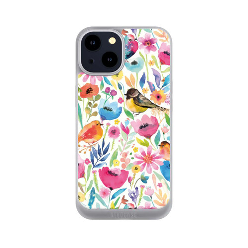 Apple iPhone 14 NIVOpure Wunderliche Vögel und Blumen