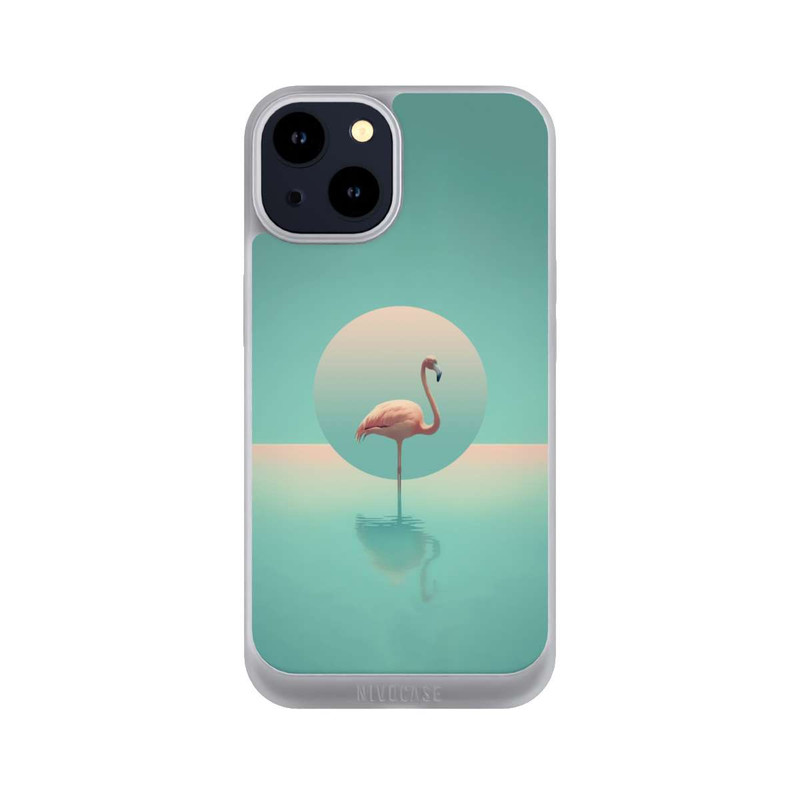 iPhone 14 NIVOpure Flamant dans la piscine