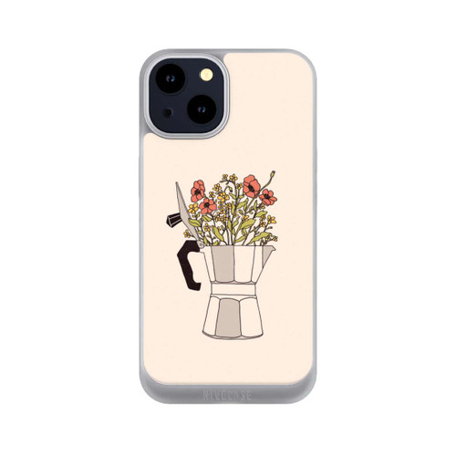 Apple iPhone 14 NIVOpure Moka Blumen