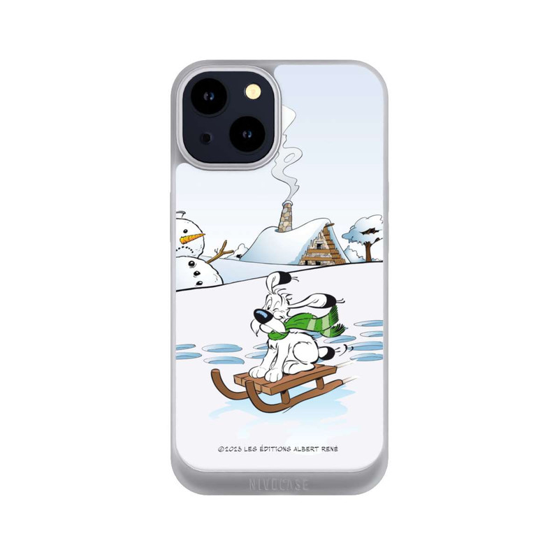 iPhone 14 NIVOpure Idéfix fait du traîneau