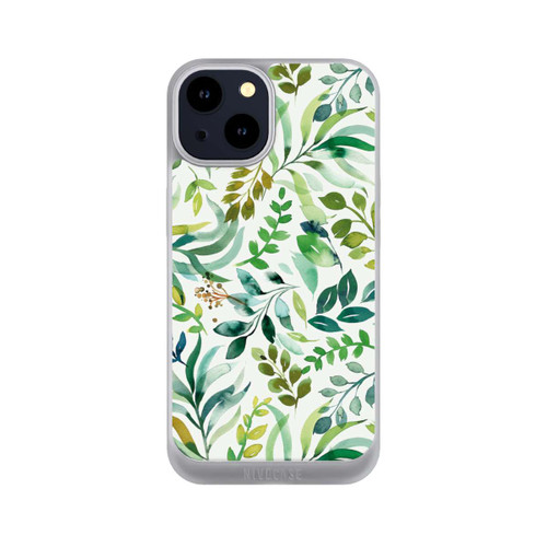 Apple iPhone 14 NIVOpure Aquarell Palmenblätter Botanisch Grün