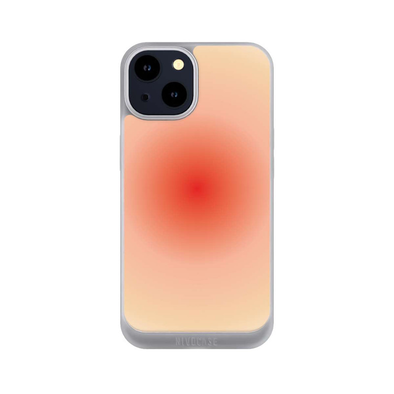 iPhone 14 NIVOpure Aura orange circle