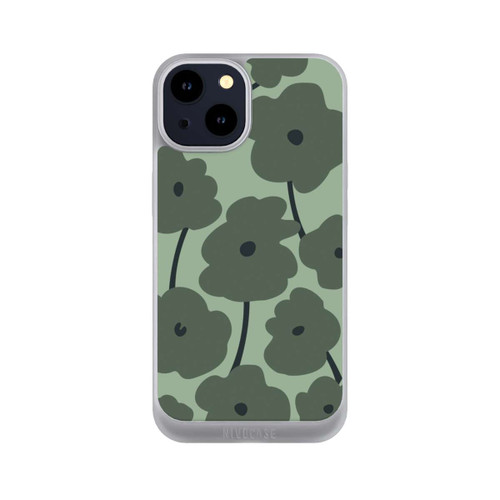 Apple iPhone 14 NIVOpure Fleurs Minimalistes Vertes