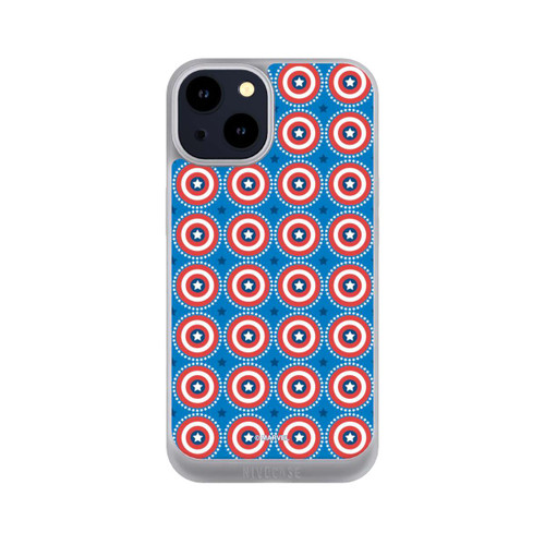 Apple iPhone 14 NIVOpure Captain American Shield Pattern