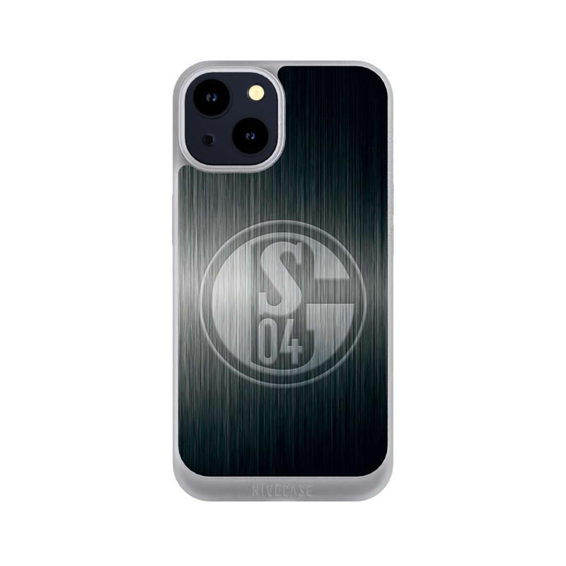 iPhone 14 NIVOpure Schalke 04 Metall Look
