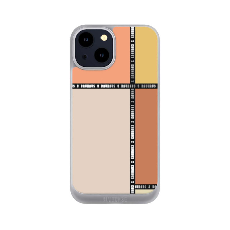 iPhone 14 NIVOpure Bauhaus Squares-Pastel