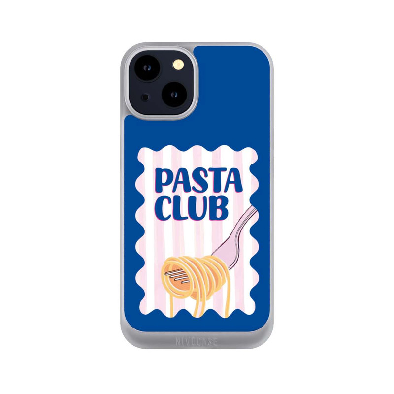 iPhone 14 NIVOpure Pasta Club in Blue and Pink
