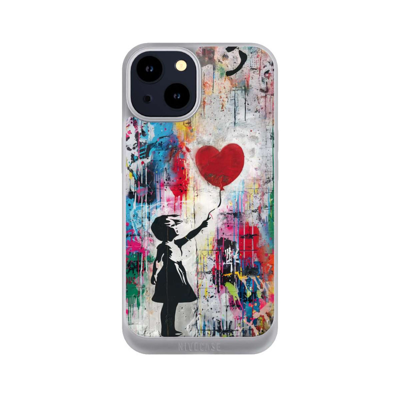iPhone 14 NIVOpure Balloon Girl Colorful
